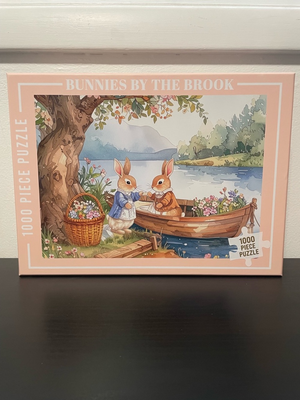 Bunnies By The Brook Jigsaw Puzzle 1000 Pc NEW SEALED Corinne Haig Spring Rabbit